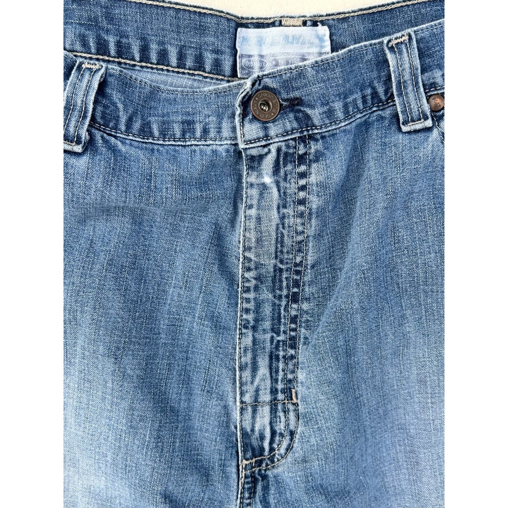 Old Navy Mens Denim Shorts Size 38 Medium Wash Blue 100% Cotton Casual Relaxed - Picture 10 of 16